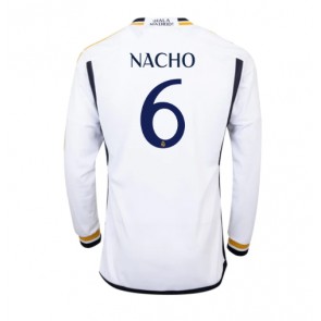 Real Madrid Nacho #6 Replika Hjemmebanetrøje 2023-24 Langærmet